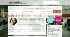 Desktop Screenshot of marketingjobs.ie